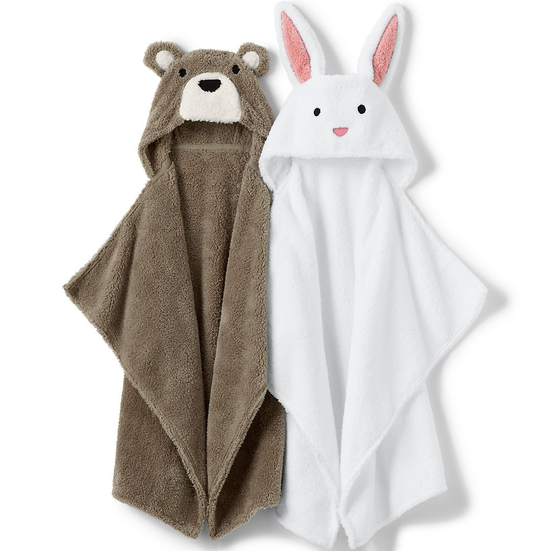Baby Hooded Throw Blanket | Lands' End (US)