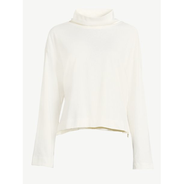 Free Assembly Women's Turtleneck Sweater, Lightweight - Walmart.com | Walmart (US)