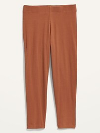 High-Waisted Rib-Knit Cropped Leggings for Women | Old Navy (US)