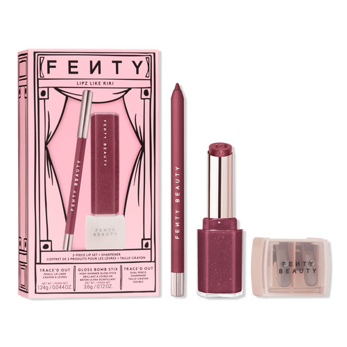 FENTY BEAUTY by Rihanna Lipz Like Riri 2-Piece Lip Set + Sharpener​ Makeup Gift Set | Ulta