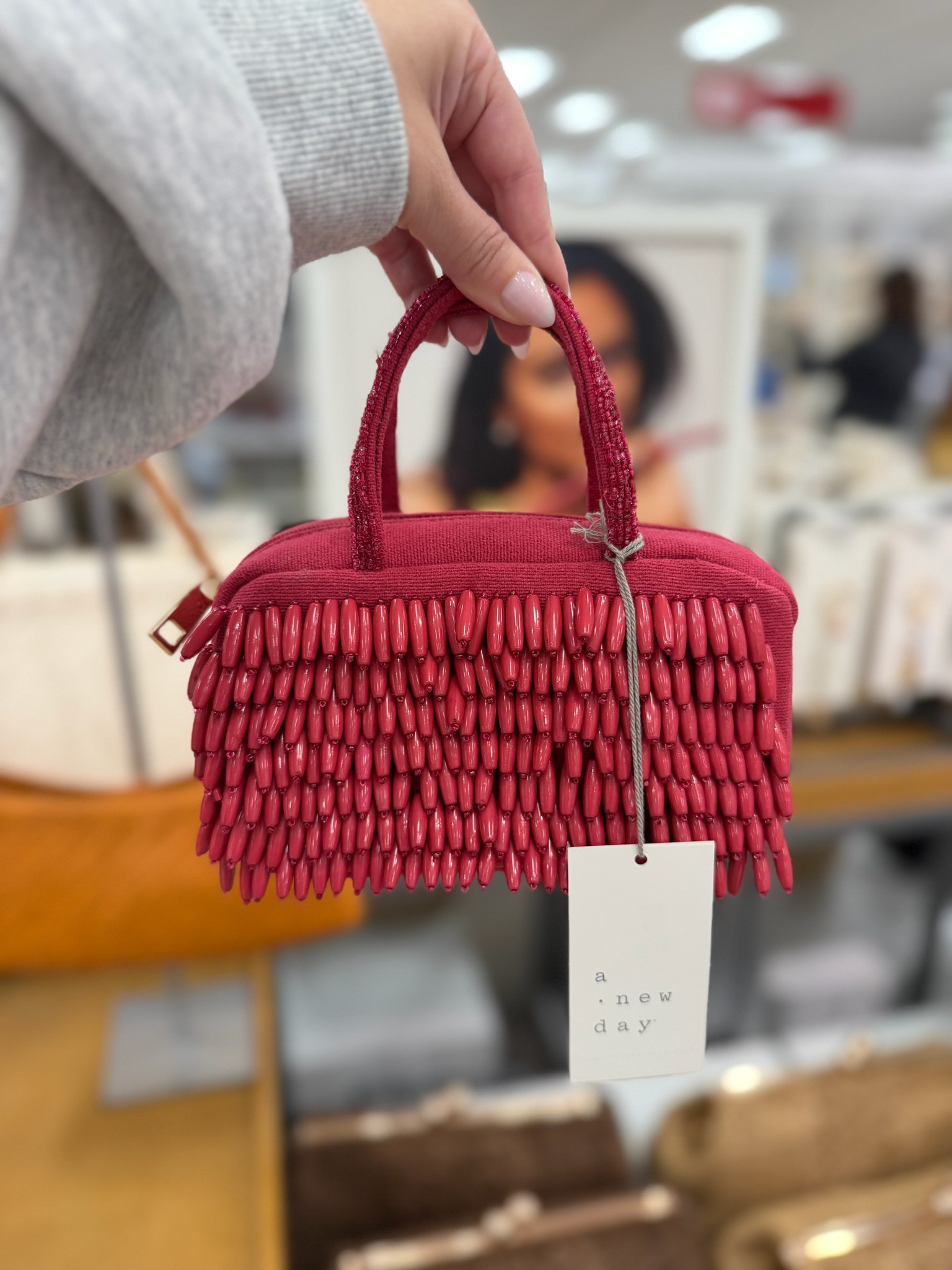 This little bag is giving vacation dinner outfit 💖✨ The beaded texture and pop of color make it look so fun and unique. 

wedding guest dress summer, fathers day gift guide, summer outfits, summer dresses, country concert outfits, fathers day gifts, date night outfits, travel outfits, concert outfits, business casual workwear, mini bag, statement accessories, vacation style, date night outfit, summer accessories, target finds, colorful accessories 

 #LTKgrwm #LTKootd #LTKSeasonal
