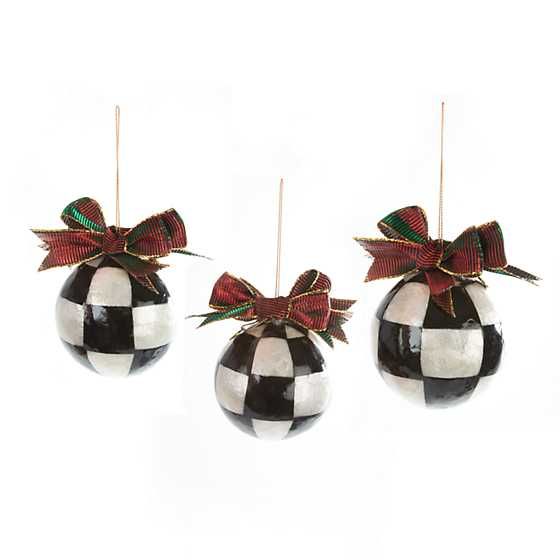 Jester Fancy Ornaments - Small - Set of 3 | MacKenzie-Childs