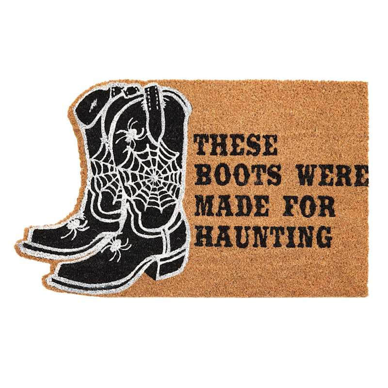 Shaped Boots Coir Mat, 18x30 | At Home