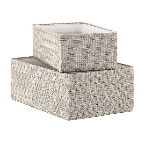 Click for more info about Large Kiva Storage Bin Linen