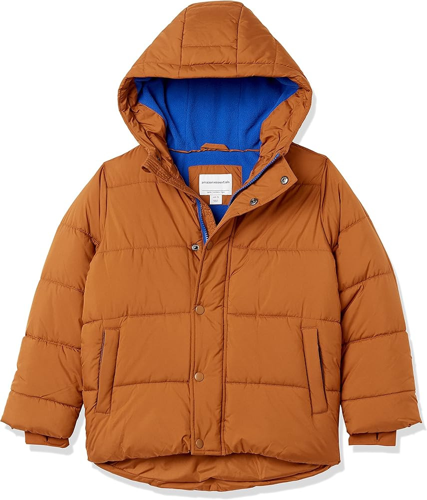 Amazon Essentials Babies, Toddlers, and Boys' Heavyweight Hooded Puffer Jacket | Amazon (US)