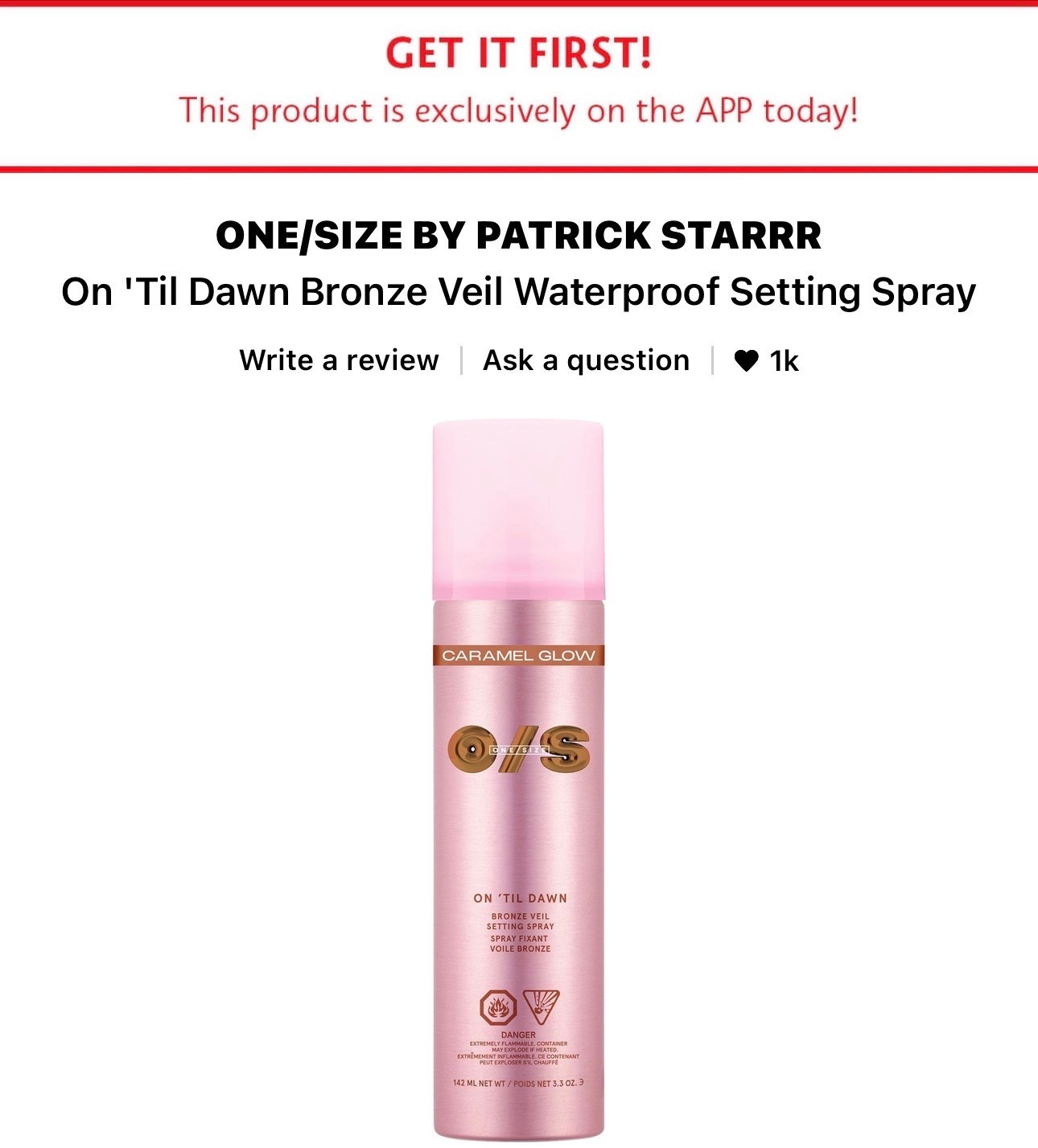 Exclusive on the app today