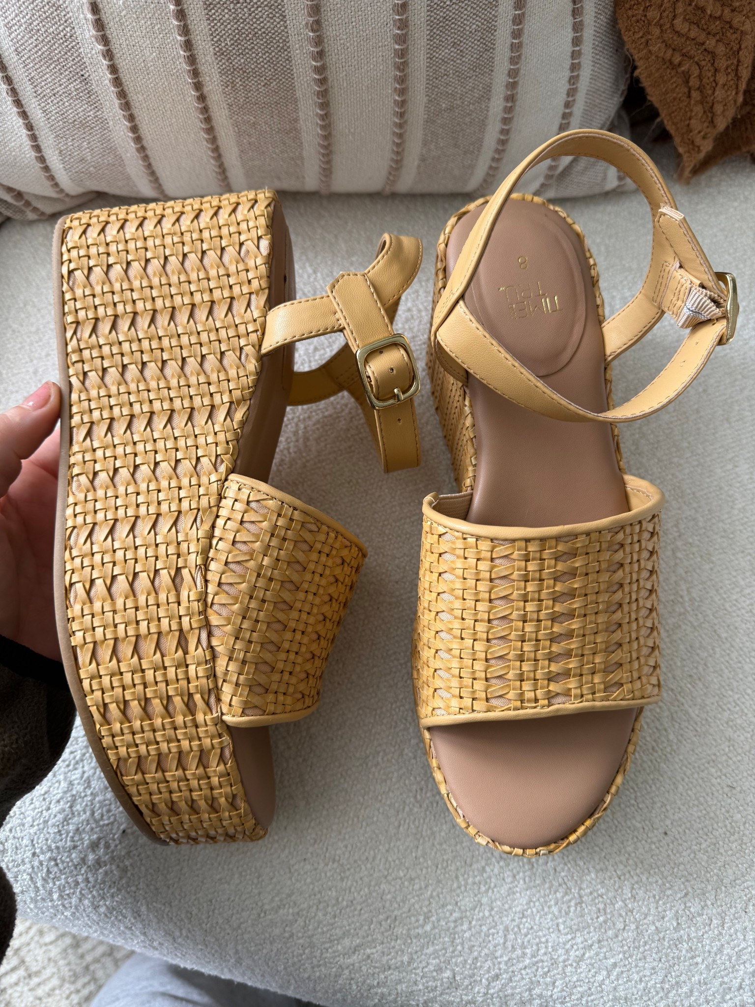 wedge heel 
Wedge sandals 
Walmart spring shoes 