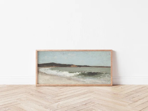 Eagle Head Beach Ocean Tide Print Oil Painting Seascape | Etsy | Etsy (US)