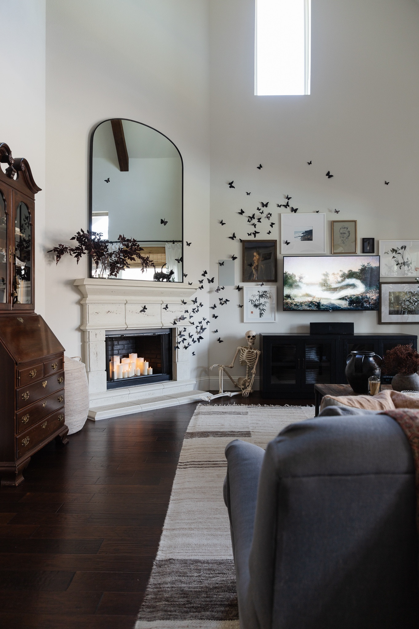 Recreate our simple Halloween decor with black butterflies and a life sized skeleton 💀 that will arrive at your doorstep before your Halloween gathering!  



#LTKhome #LTKHalloween #LTKSeasonal