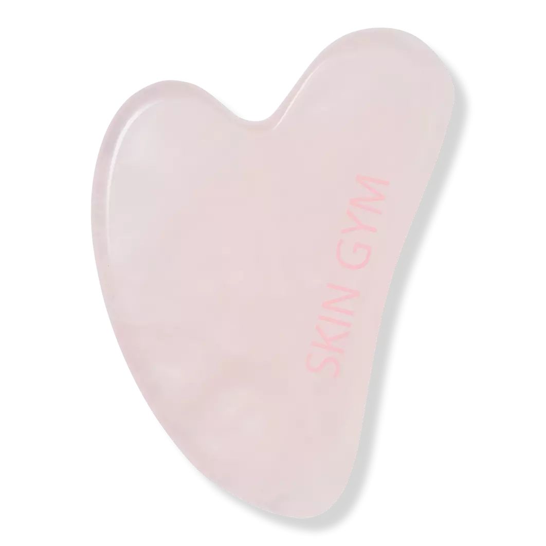 Rose Quartz Crystal Sculpty Heart Gua Sha Tool | Ulta