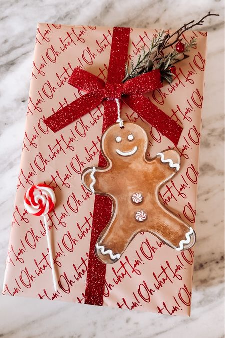Want your Christmas gifts to stand out? Use festive garlands, place cards, small cake plates or laminate napkins to use as your gift tags! 

#LTKSeasonal #LTKHoliday #LTKhome