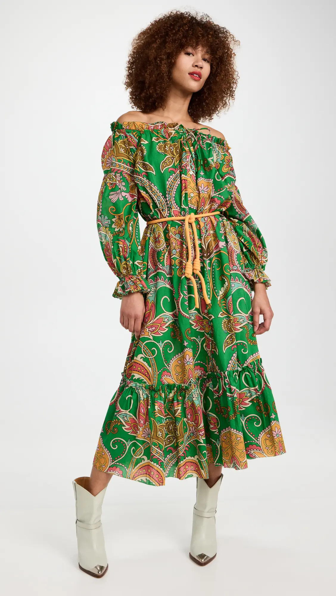 Alemais Marion Off Shoulder Midi Dress | Shopbop | Shopbop