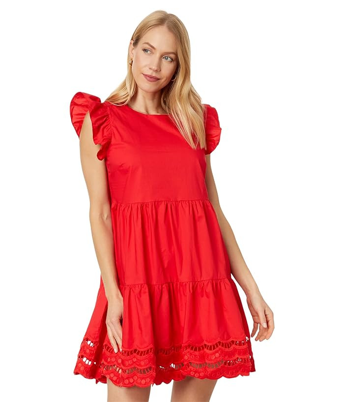 Embroidery Detail Mini Dress | Zappos