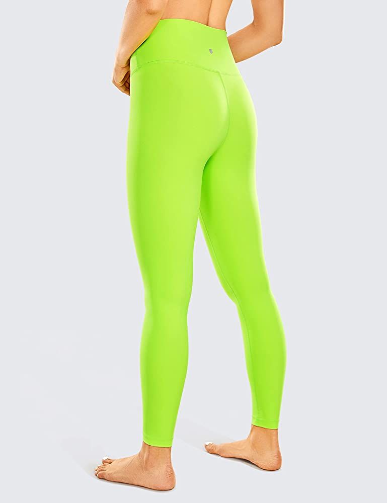 CRZ YOGA Women's Naked Feeling Workout Leggings 25 Inches - Neon Leggings High Waisted 7/8 Yoga P... | Amazon (US)