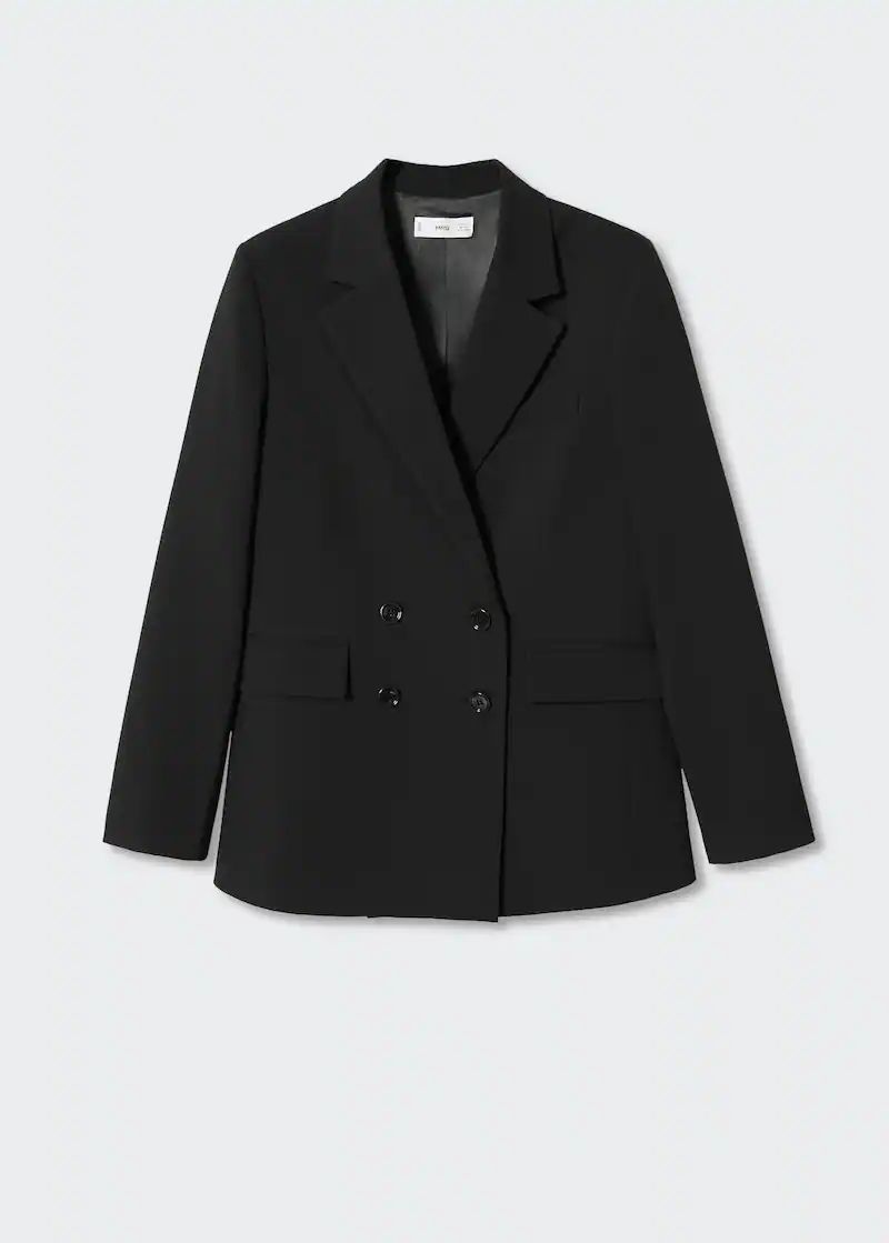 Double-breasted blazer -  Women | Mango United Kingdom | MANGO (UK)