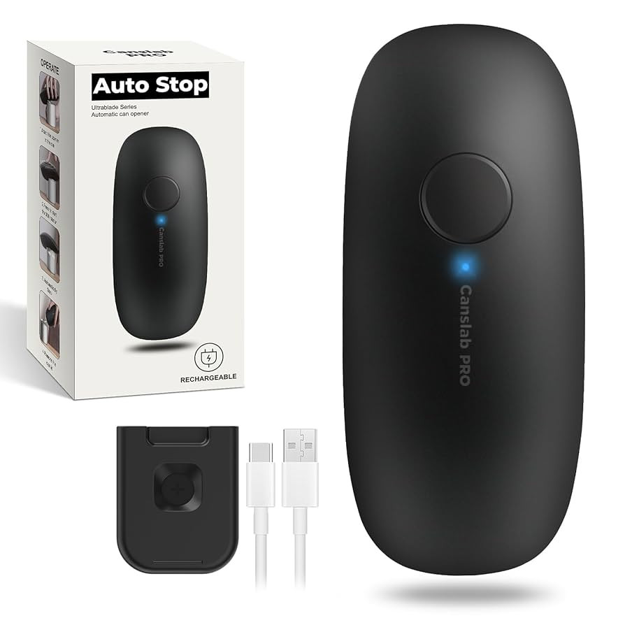 Ultrablade PRO Auto Stop Can Opener - Rechargeable Electric Can Opener for Kitchen for Seniors wi... | Amazon (US)