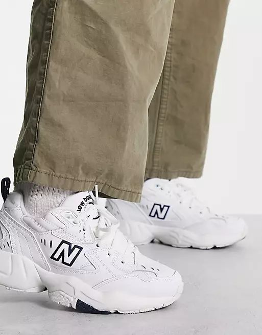 New Balance 608 chunky trainers in white | ASOS (Global)