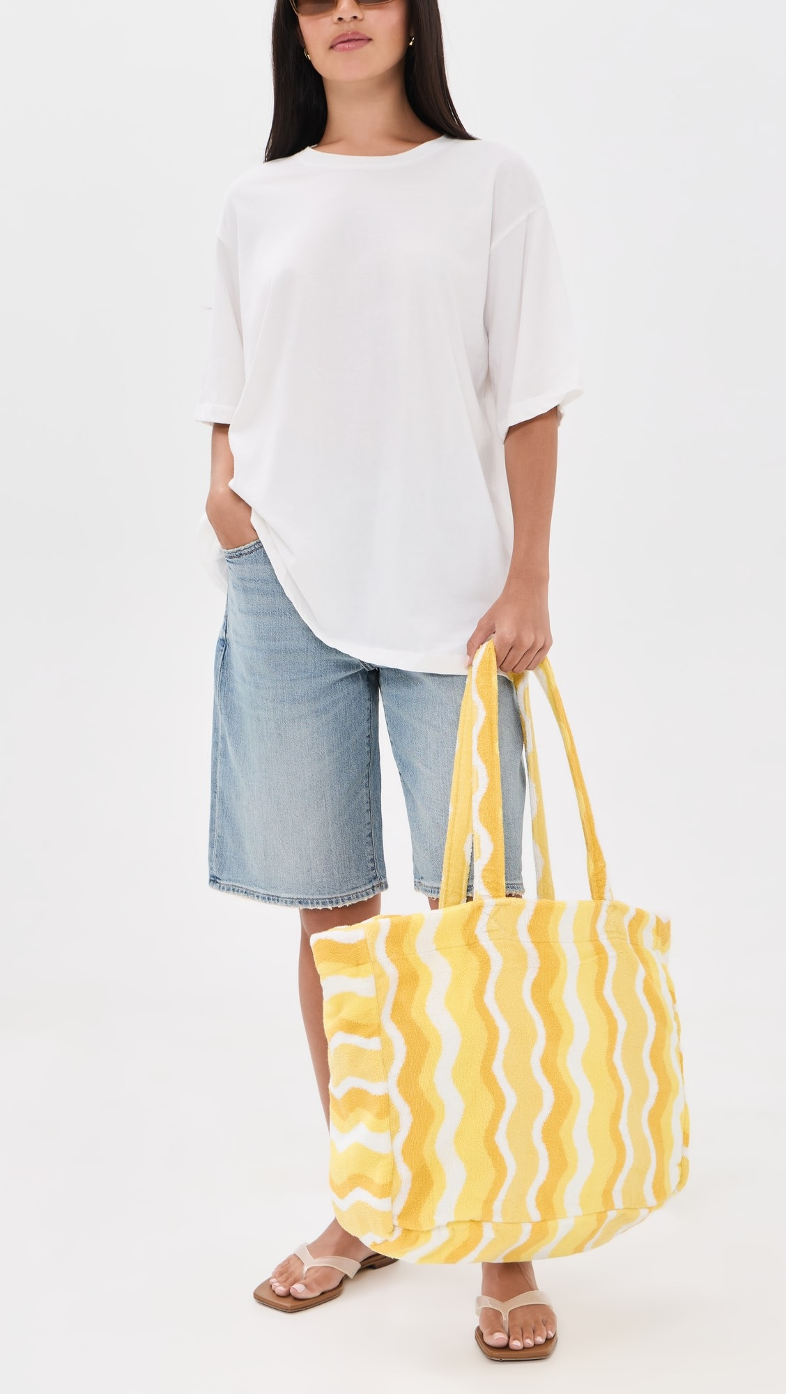 Looped Terry Beach Tote | Shopbop