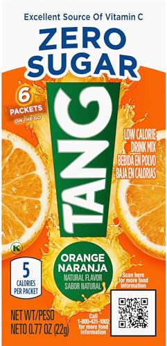 TANG ON THE GO SINGLES DRINK POWDER MIX ORANGE 6 CT | Amazon (US)