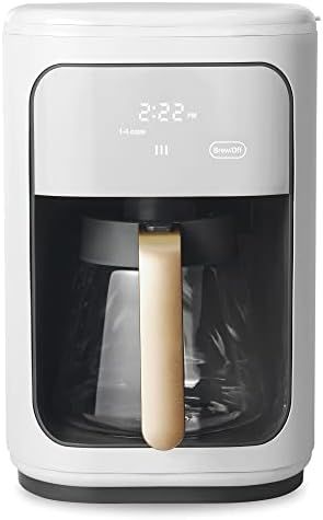14 Cup Programmable Touchscreen Coffee Maker, White Icing | Amazon (US)