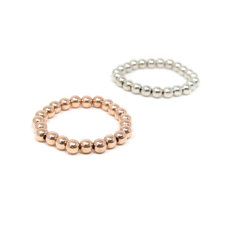 Classic Beaded Elastic Bracelets | The Sis Kiss