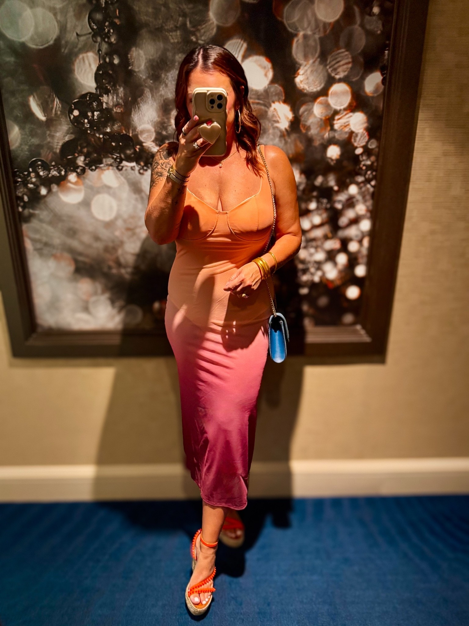 This bodysuit mesh dress from Walmart is so good! 🧡🩷

#LTKootd #LTKOver40