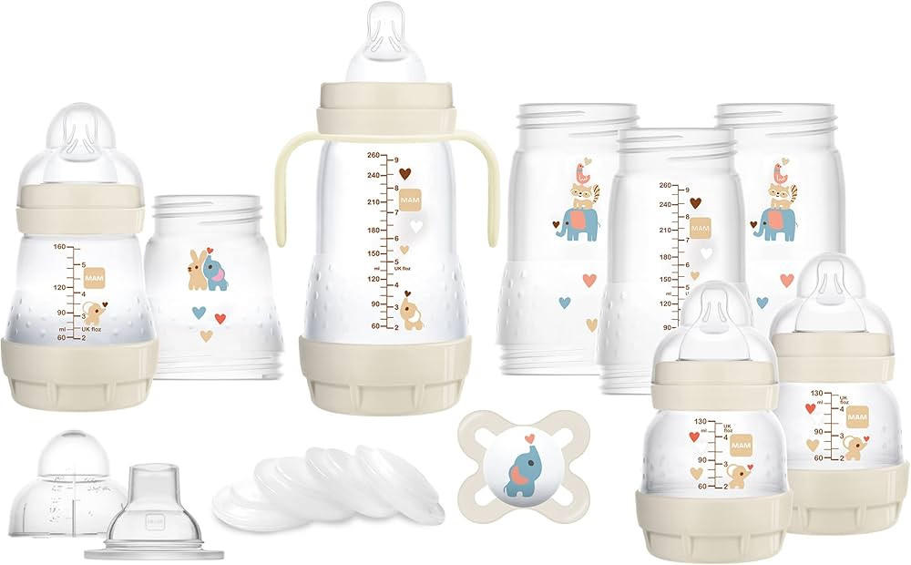 MAM Easy Start Self Sterilising Anti Colic Starter Set, Newborn Bottle Set and Soother, Newborn Esse | Amazon (UK)