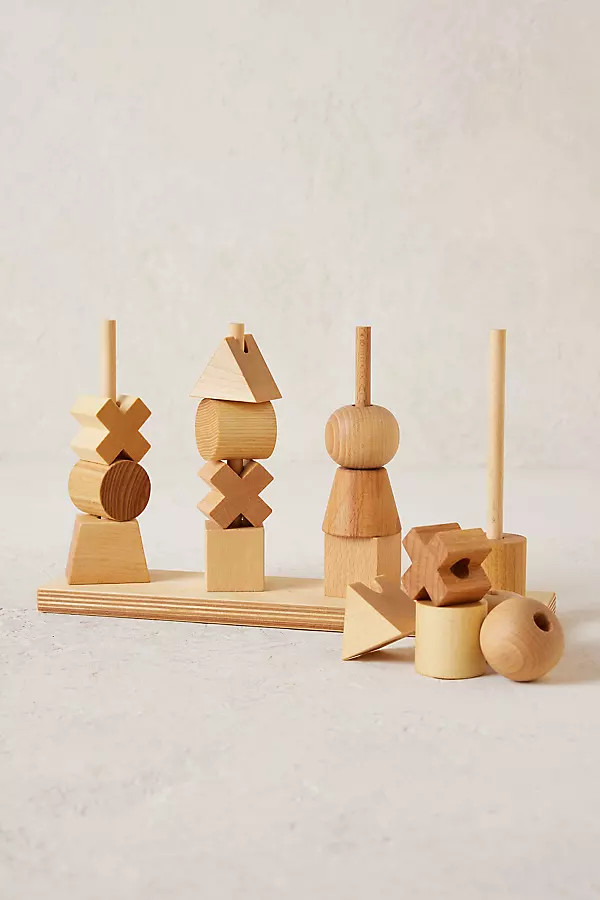 Wooden Story Dreamland Stacking Blocks | Anthropologie (UK)