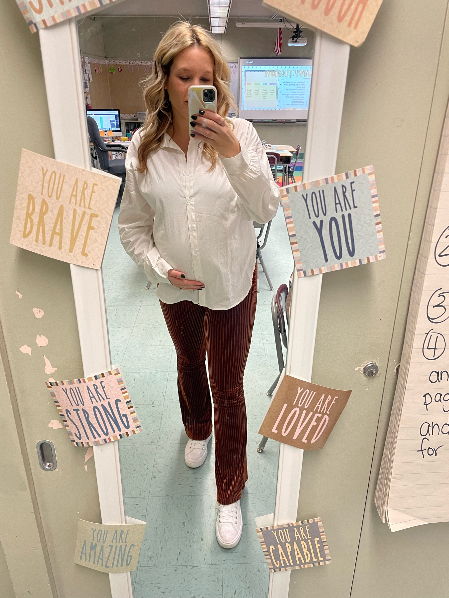 SHEIN pants, converse move sneakers, boohoo maternity button up!

#LTKunder50 #LTKbump #LTKworkwear