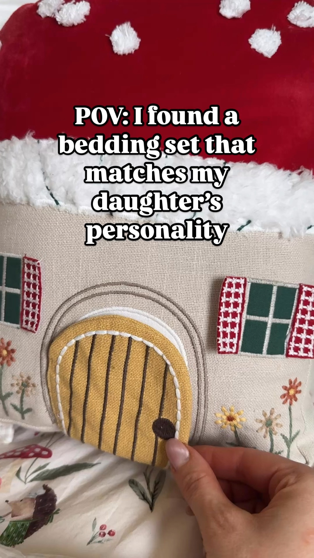 I'm delighted to share the new bedding I've chosen for Angelina's room: the Garden Mice Quilt from Pottery Barn Kids. This whimsical quilt features an enchanting scene with flowers, friendly forest creatures, and mushroom cottages, all tailored from super-soft cotton and stitched with adorable appliqués. It's not only charming but also cozy, ensuring a warm and delightful sleep experience. #PotteryBarnKids #GardenMiceQuilt #KidsBedding #NurseryDecor #ChildrensRoom #WhimsicalDesign #CozyComfort #FairTradeCertified #HandmadeQuilt #RoomMakeover #mypotterybarn

#LTKHome #LTKKids #LTKBaby