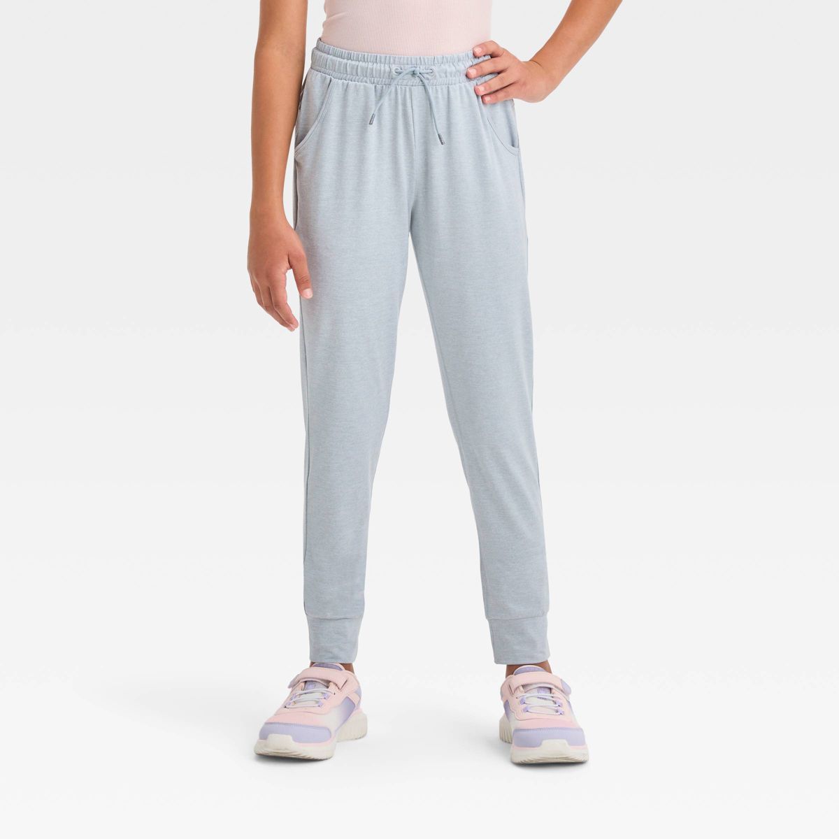 Girls' Soft Stretch Gym Joggers - All in Motion™ | Target