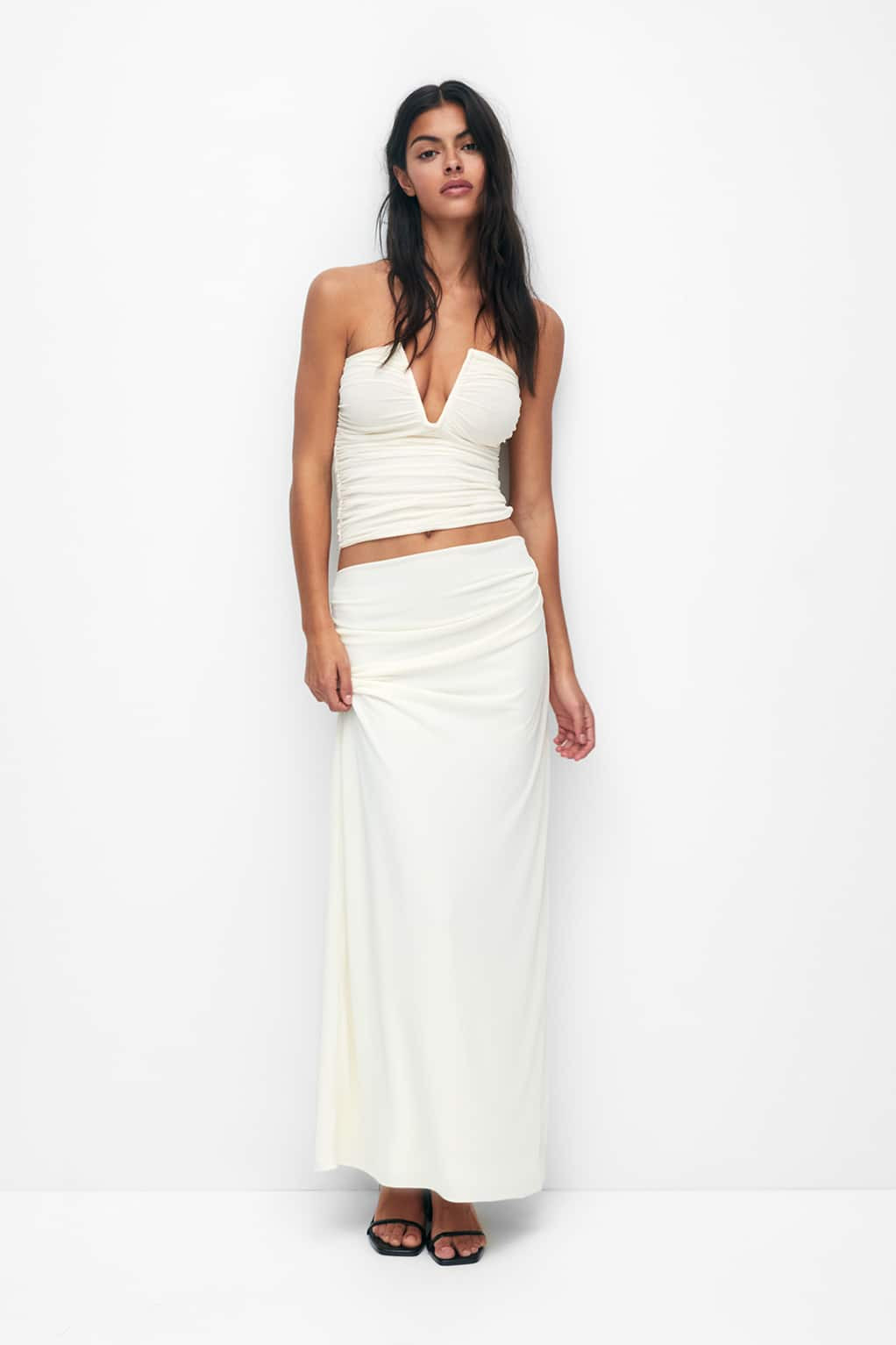 Long tulle skirt | PULL and BEAR UK