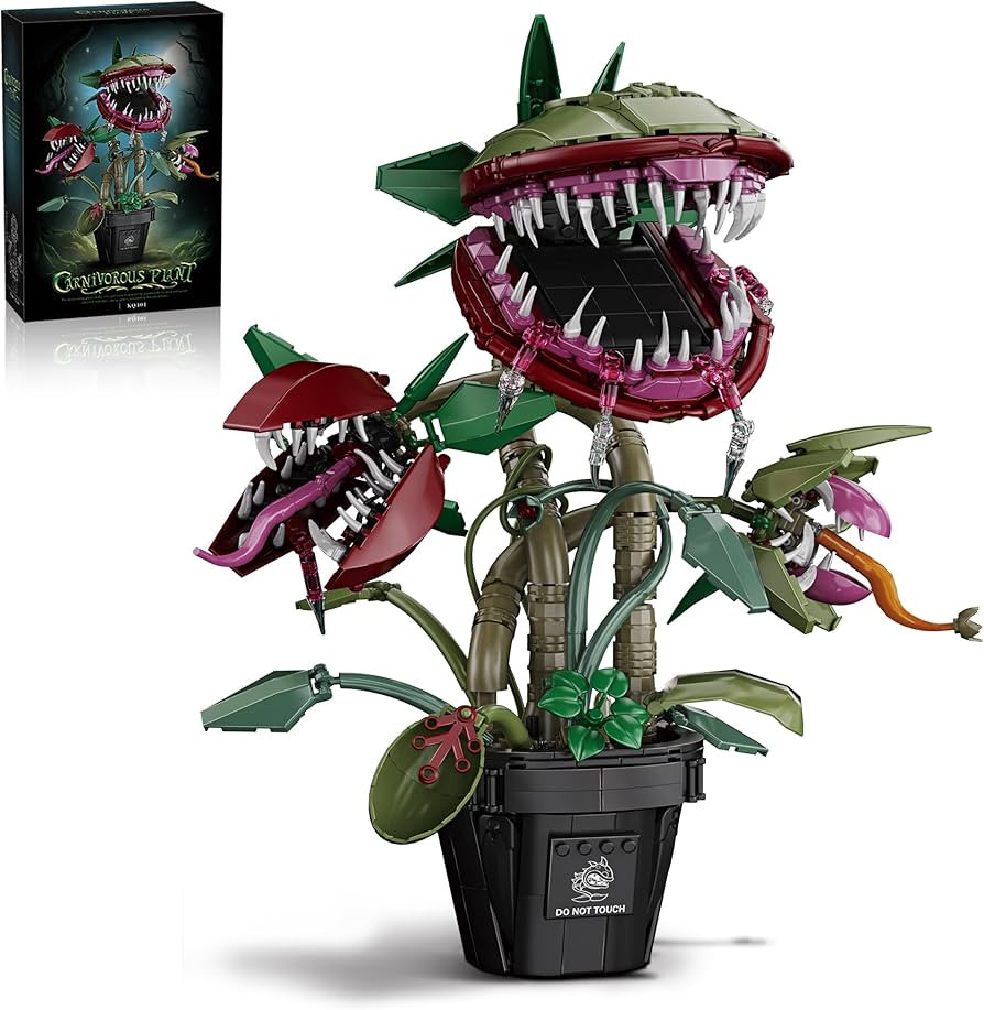 Piranha Plant Building Set Carnivorous Monster Venus Flytrap for Adults, Compatible with Leg Horr... | Amazon (US)