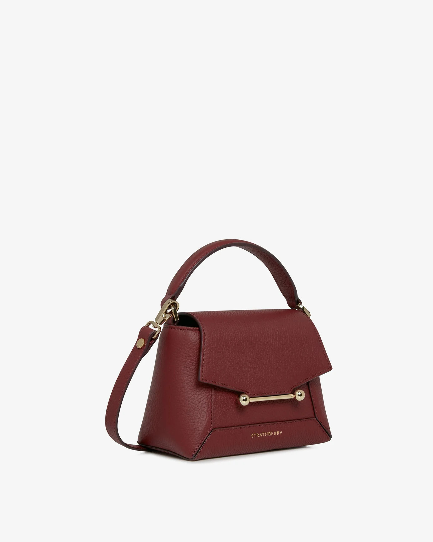 Strathberry - Mosaic Nano - Burgundy | Strathberry