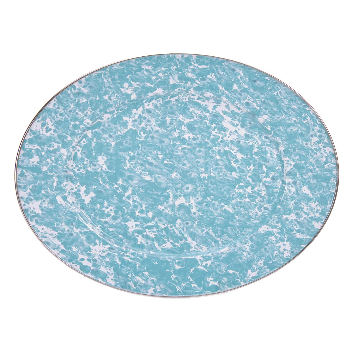 Golden Rabbit Sea Glass Platter | Wayfair North America