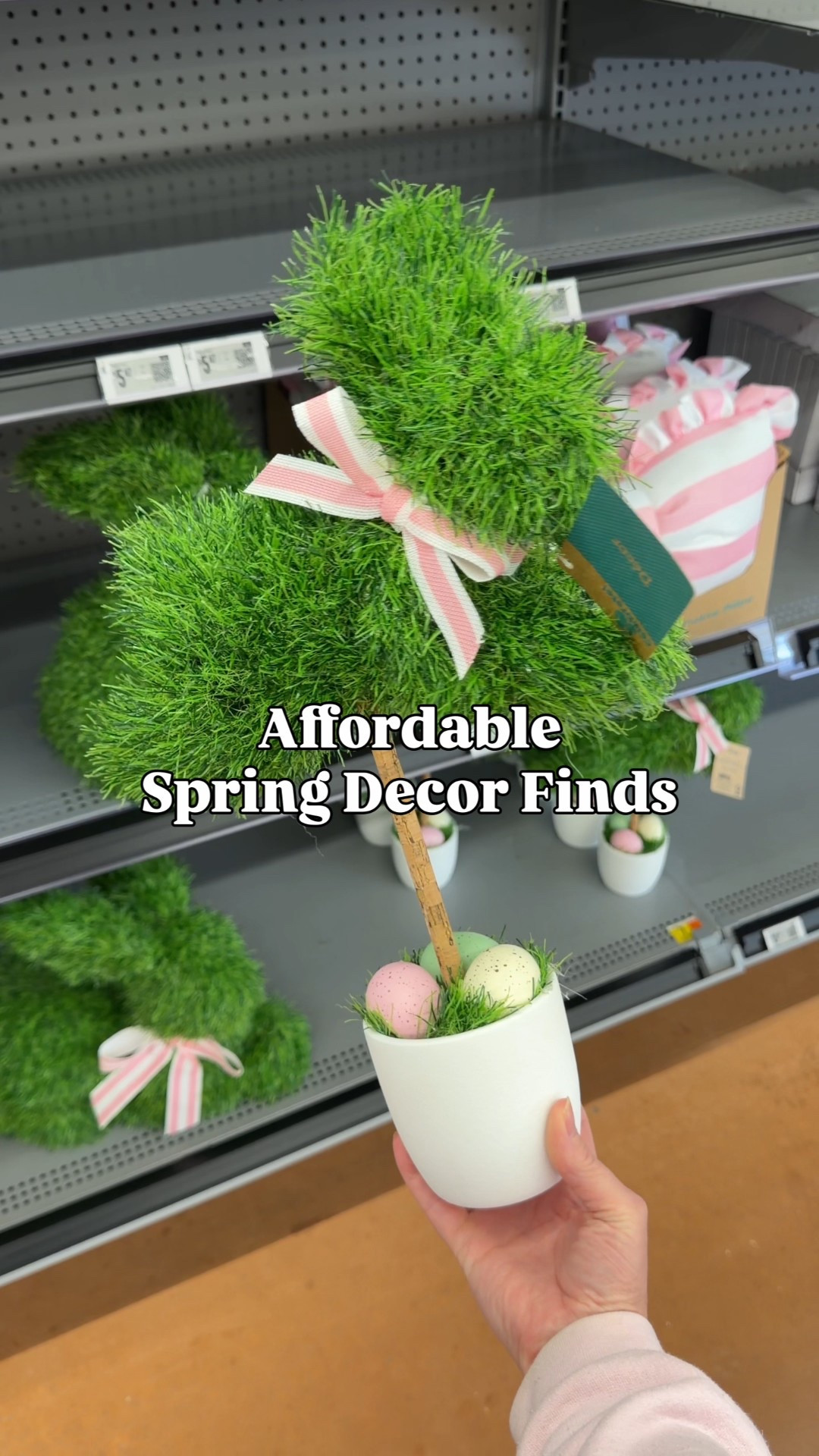 Spring decor but make it cute AND budget-friendly 🐰🌸

These little finds are giving soft spring vibes from the moss bunnies with the sweetest bows to the pink striped pillow and mini topiary. Perfect for styling shelves, entry tables, or adding a fresh seasonal touch without spending a ton.

If you love decorating for spring/Easter, these are such fun little pieces to mix into your home ✨

#springdecor #easterdecor #springhome #springfinds #affordabledecor #budgetfriendlydecor #seasonaldecor #easterbunnydecor #springstyling #homedecorinspo #targetfinds #walmartfinds #homefinds #cozyhome #springvibes #easterinspo #decorfinds #homeinspiration #seasonalstyling #easterdecorations

#LTKHome #LTKvlog #LTKSeasonal