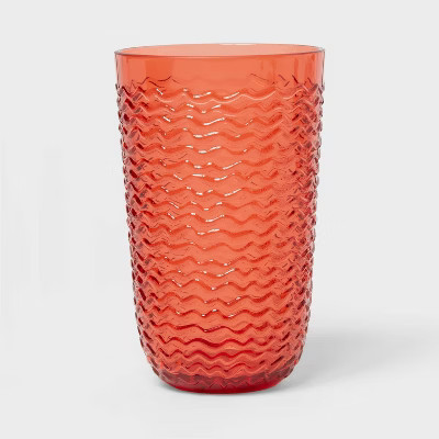 19oz Plastic Wave Texture Tall Tumbler - Opalhouse™ | Target