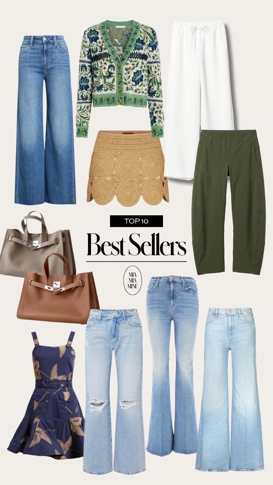 Last week’s best sellers
Mother denim wearing a 23
Raffia skirt wearing an XS
Farm Rio tops wearing an XXS

#LTKOver40 #LTKmomlife #LTKootd