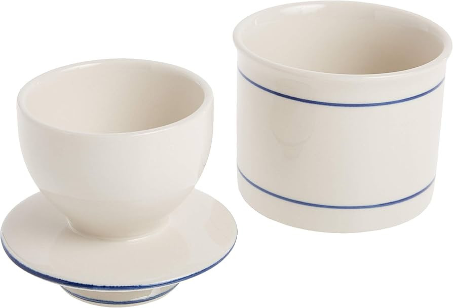 Norpro Glazed Stoneware Butter Keeper | Amazon (US)
