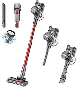 Cordless Vacuum Cleaner, Stick Cordless Vacuum Cleaner with 2200mAh Powerful Lithium Batteries, U... | Amazon (US)