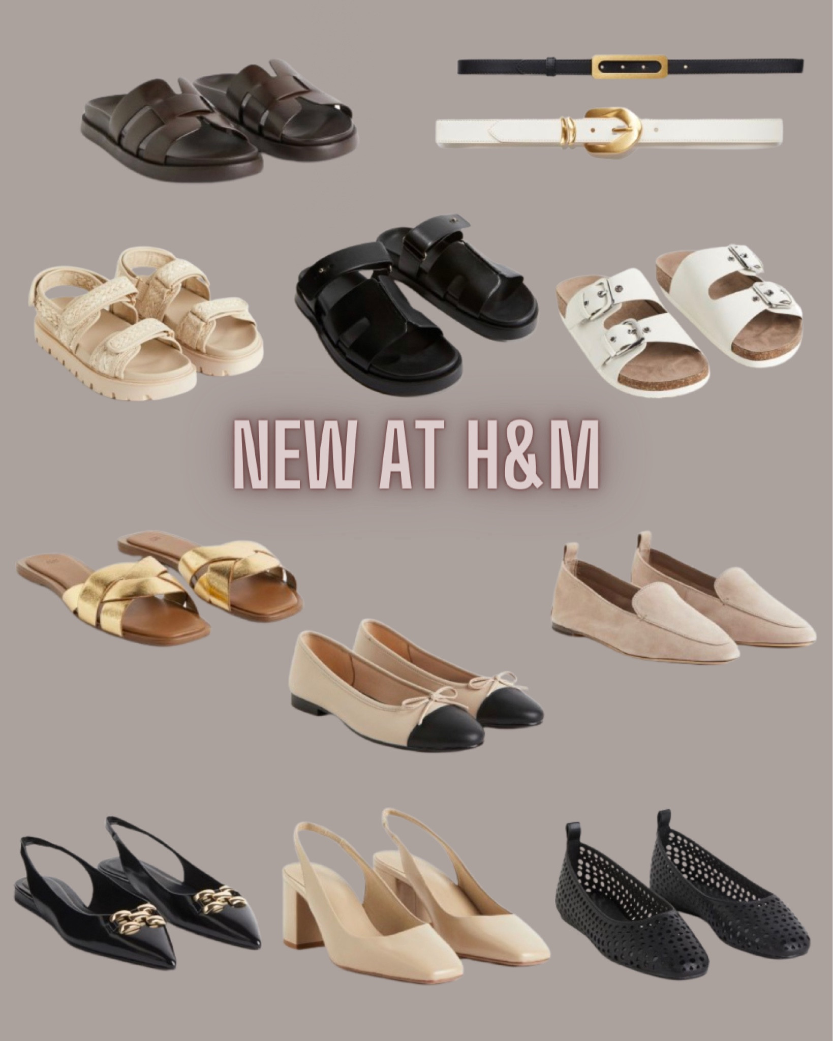 I hope these are still in stock! 

H&M fashion
Sandals
Braided sandals
Ballet flats
Slides
Sling backs
Summer shoes


#LTKfindsunder100 #LTKfindsunder50 #LTKshoecrush