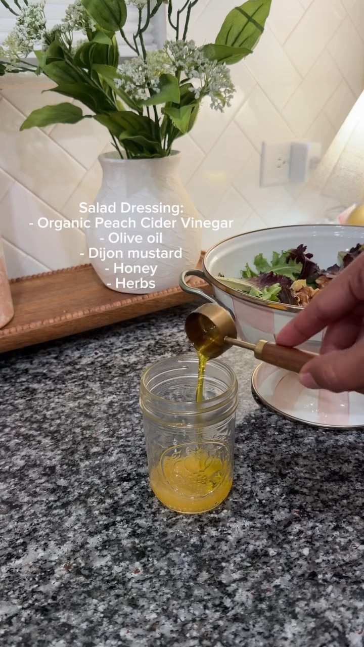 Fresh, simple, and full of flavor 🌿 

I used Fresh Press Farms Organic Peach Cider Vinegar to bring this salad together, and the taste is so smooth and mellow—none of that harsh bite you usually get with traditional vinegar. It’s certified organic, raw, and unfiltered, made with the mother, and crafted for farm-to-table freshness in under 3 months. All the benefits, just way easier to enjoy. 


@freshpressfarms 
#FreshPressFarms #FarmToTable #PeachCiderVinegar #kroger #MadeInTheUSA

#LTKfoodie #LTKSpringSale #LTKfitnessgoals
