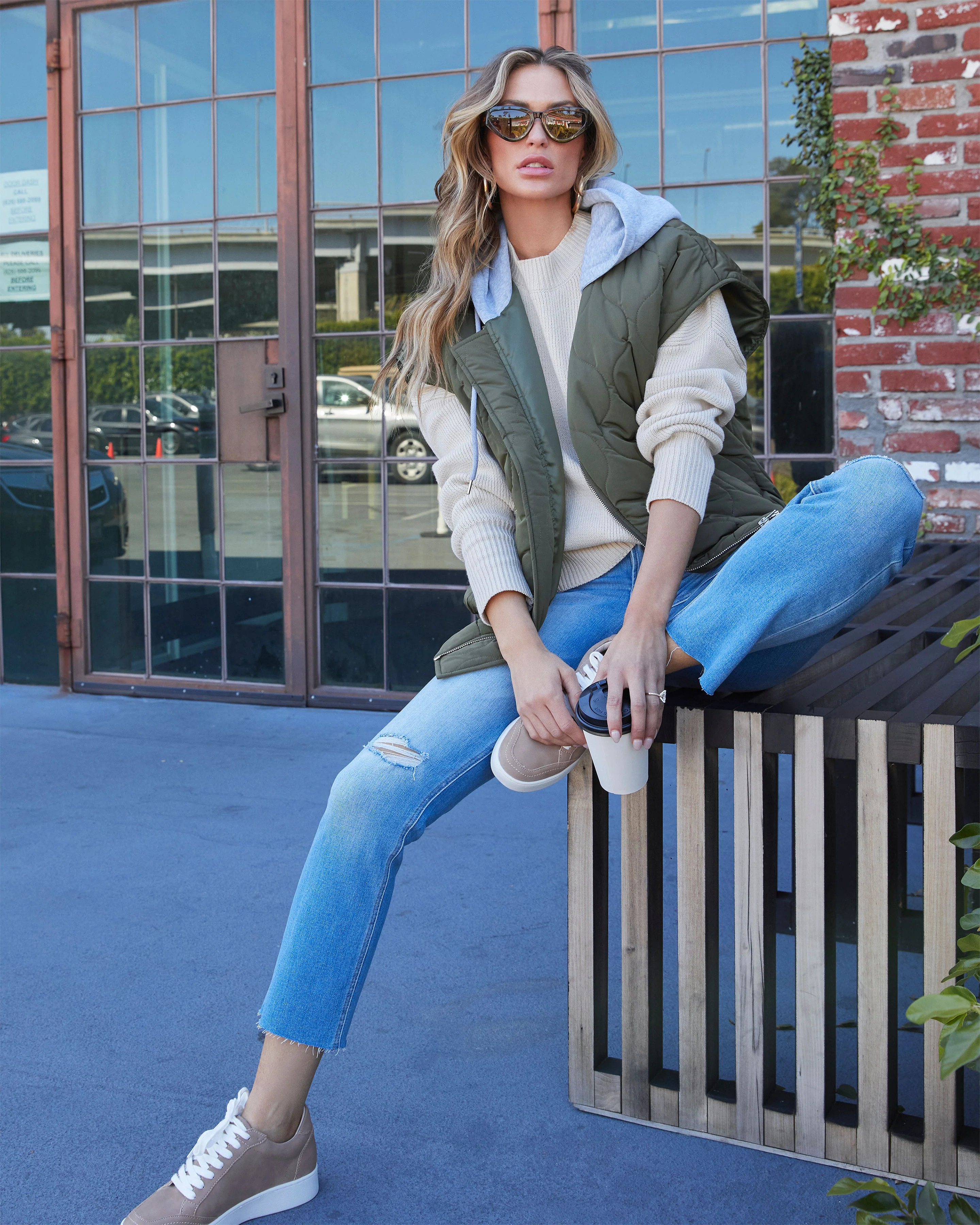 Fall And Forever Hooded Puffer Vest | VICI