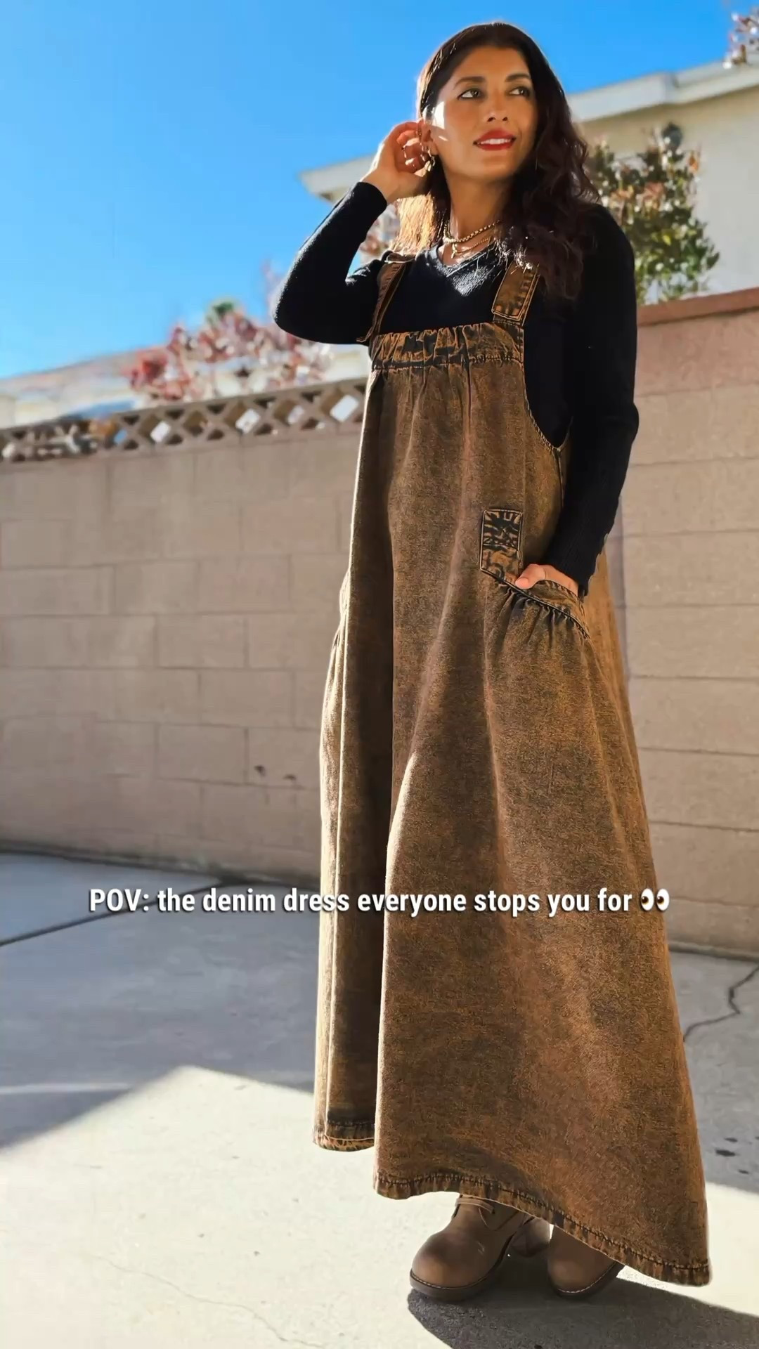 The easiest denim dress you’ll ever wear 💙
Loose fit, functional pockets, and so versatile — style it with sneakers, boots, or Uggs. I wore this out today and got so many compliments. Effortless, comfy, and on trend.
Size S for reference.



denim dress
casual denim dress
loose fit dress
everyday outfit
fall casual outfit
winter casual dress
dress with pockets
sneaker outfit
boot outfit
ugg outfit
effortless fashion

#LTKFindsUnder50 #LTKBump #LTKootd