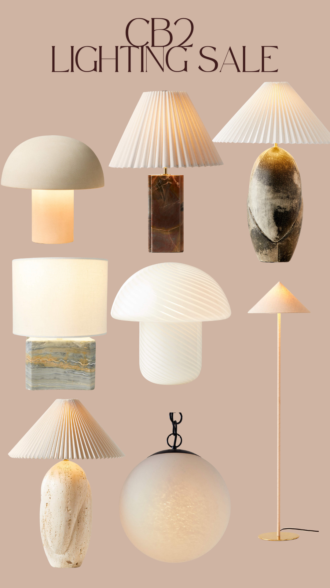 Shop my picks for CB2's lighting sale!  

 

#LTKStyleTip #LTKSaleAlert #LTKHome