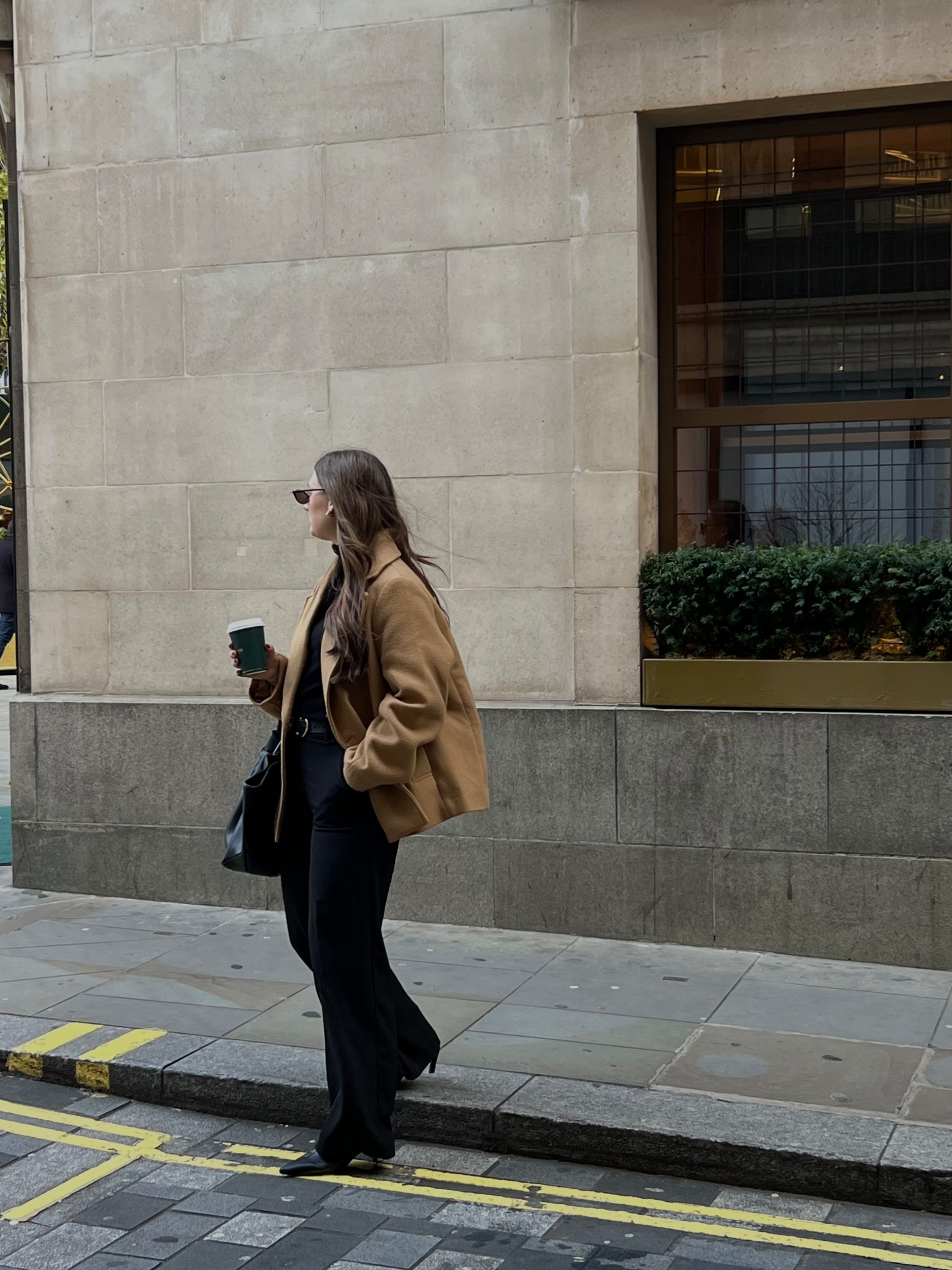 Camel wool jacket by H&M styled for autumn/winter 

#LTKstyletip #LTKwinter #LTKautumn