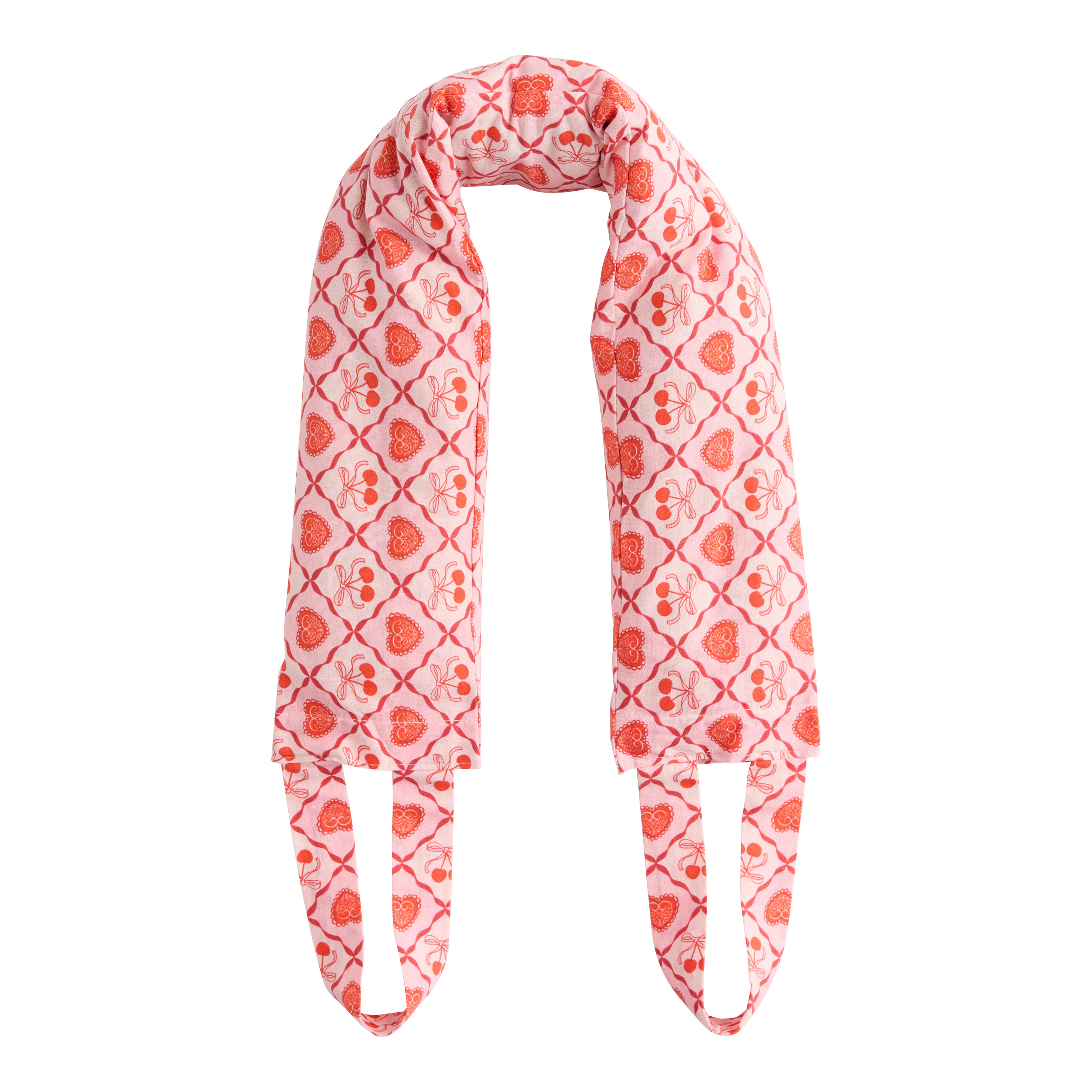 Hearts and Cherries Lavender and Wheat Grain Neck Wrap | World Market