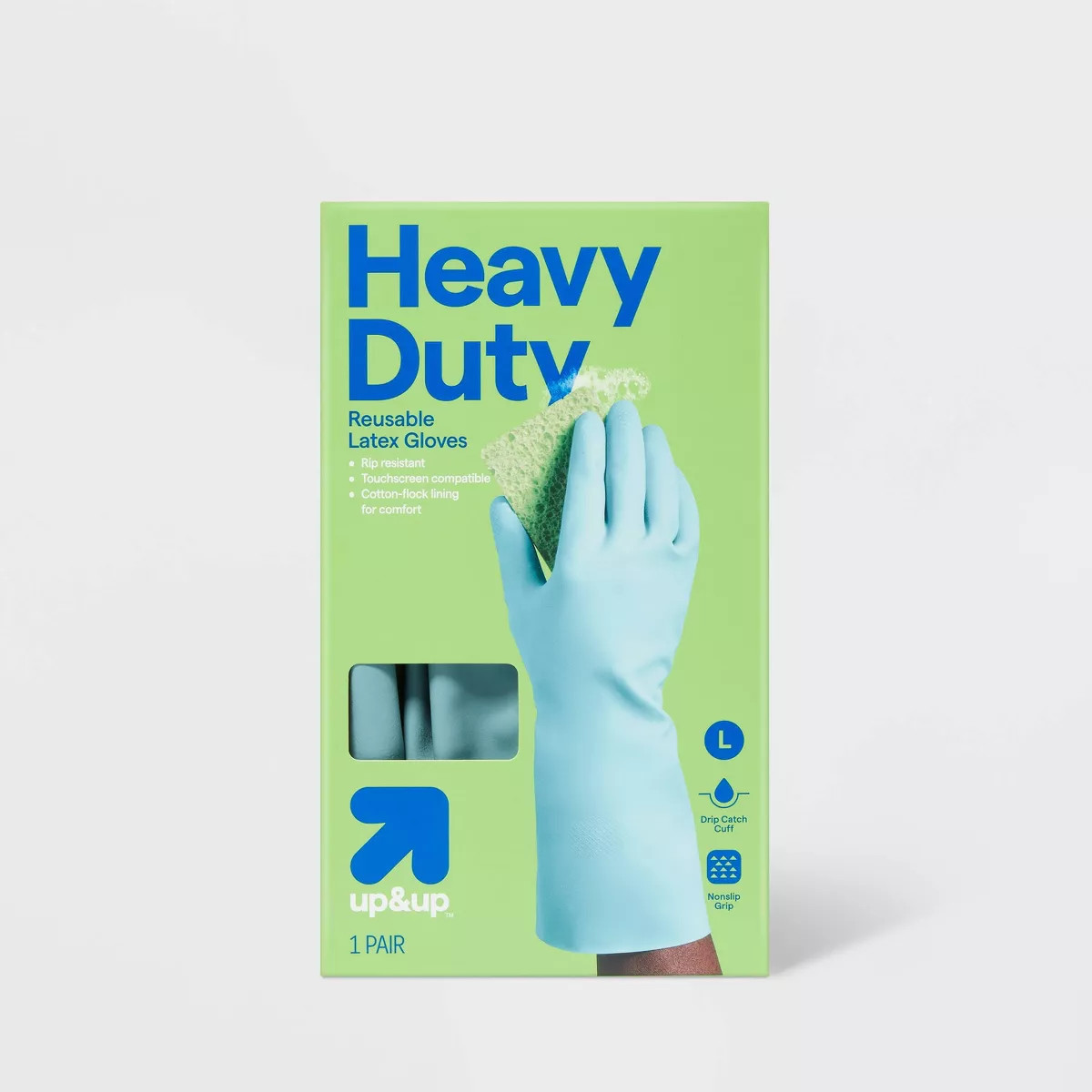 Reusable Heavy Duty Latex Gloves - up&up™ | Target
