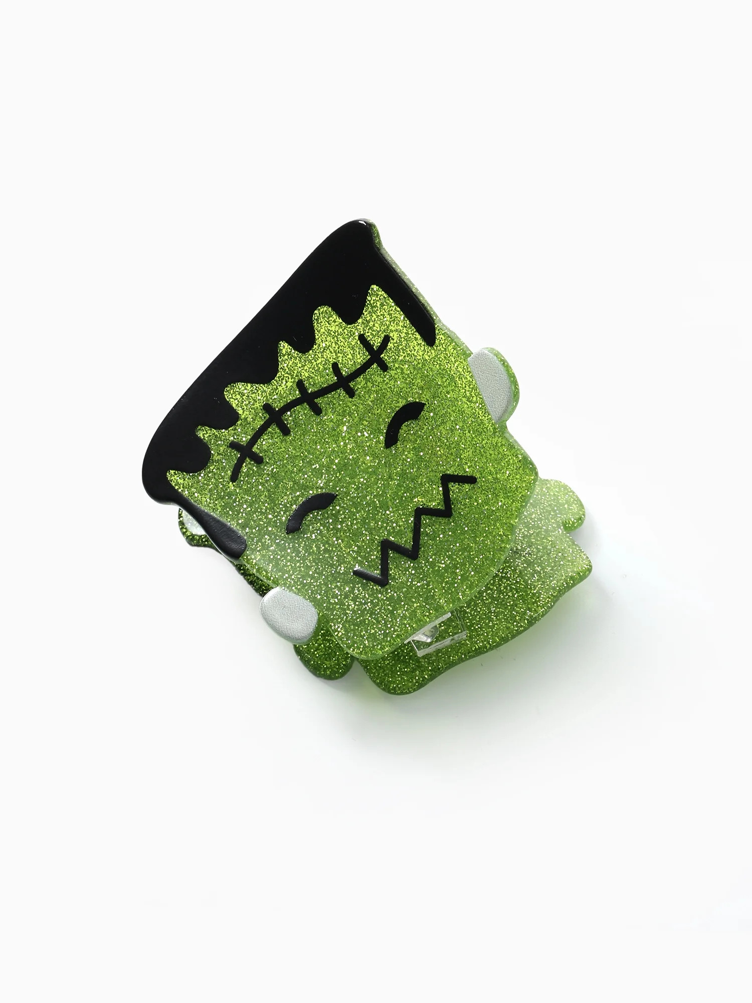 Way to Celebrate Halloween Frankenstein's Monster Claw Clip for Women, Multicolor, 1 Piece | Walmart (US)