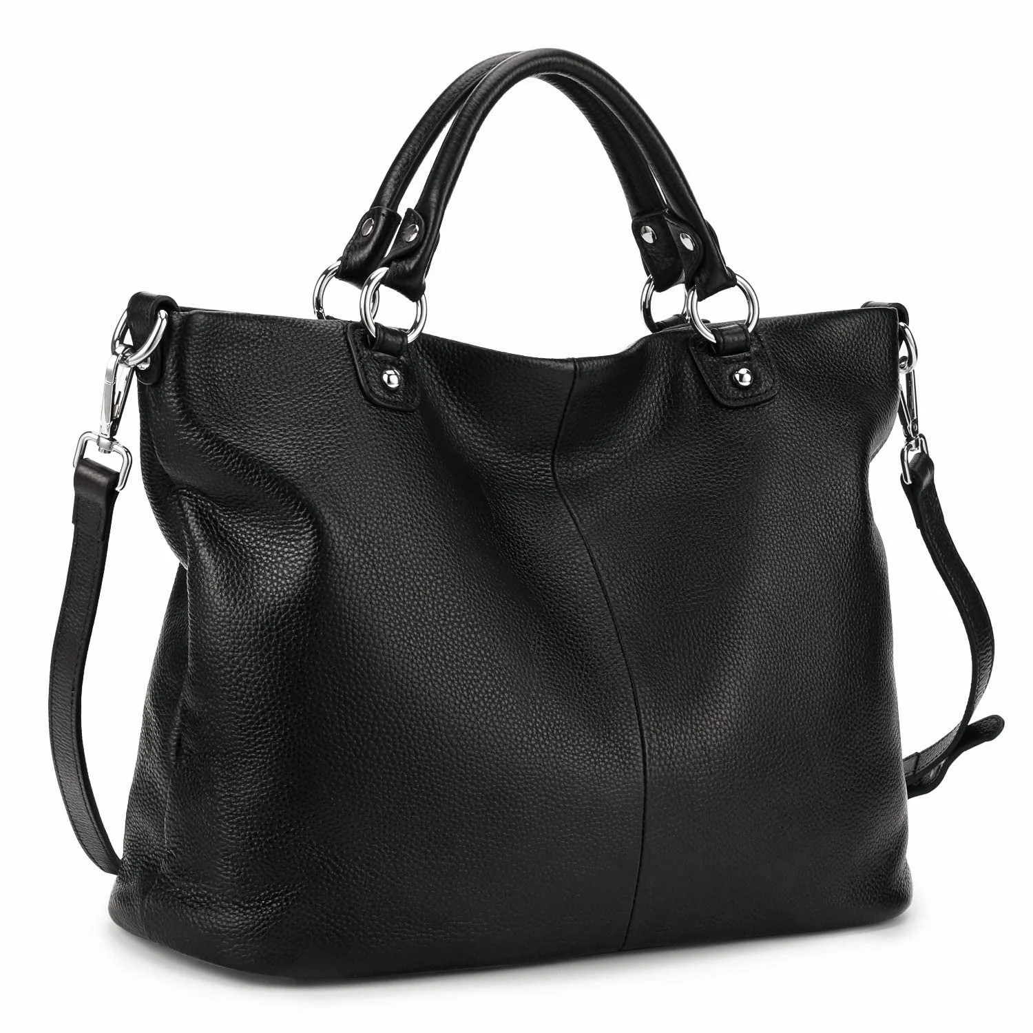 Kattee Women's Soft Leather Tote Bag, Top Satchel Purses and Handbags | Walmart (US)